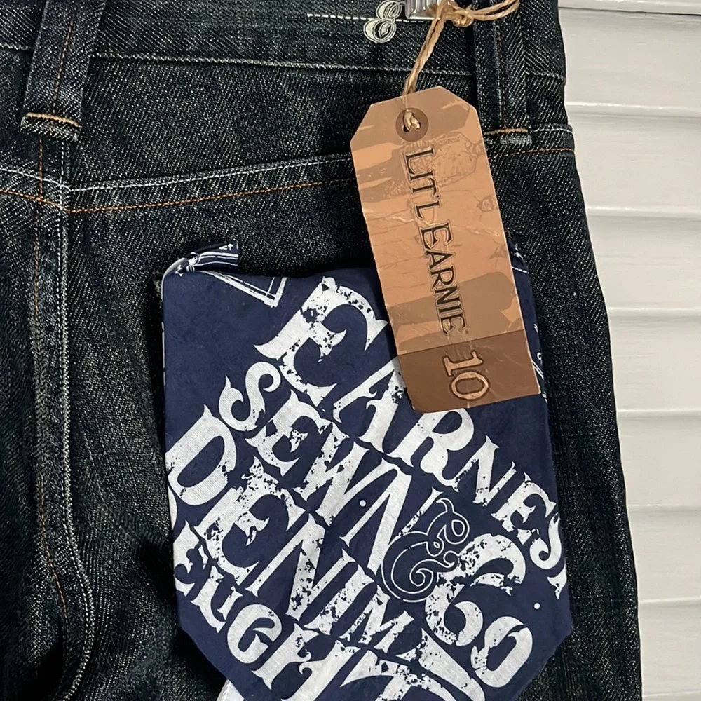 NWT Y2K deadstock vintage Earnest Sewn Lit’l Earnie Kids Hutch Bootcut Jeans